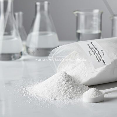 নন-টক্সিক পিওর মেলামাইন পাউডার মলিকুলার ফর্মুলা C3H6N6 মেলামাইন ফর্মালডিহাইড রেজিন সংশ্লেষণের জন্য অপরিহার্য কাঁচামাল