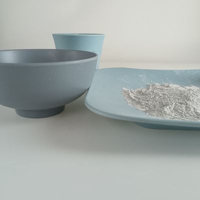 C3H6N6 মেলামাইন গ্লেজিং পাউডার 1.661 ঘনত্ব 99.8% বিশুদ্ধ খাদ্য স্পর্শ নিরাপদ