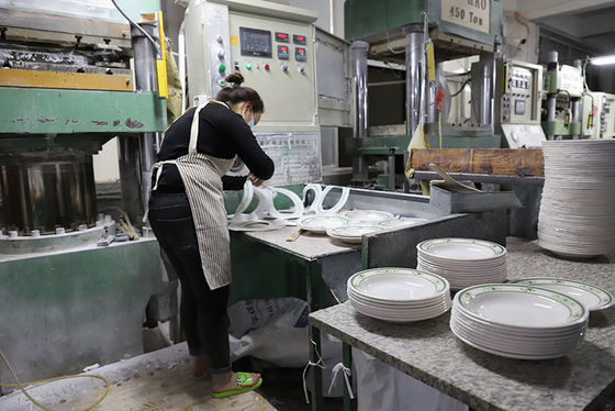 অ বিষাক্ত 100% সাদা মেলামাইন গ্লেজিং পাউডার 10 কেজি/ব্যাগ মেলামাইন ডিনারওয়ারের জন্য