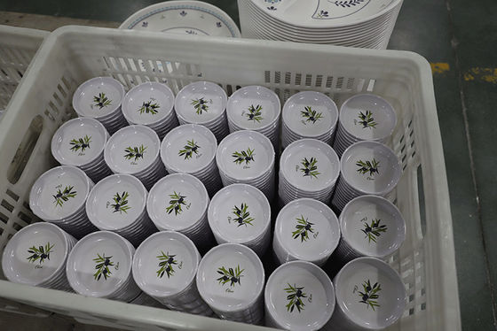 রাতের খাবারের জন্য ফুড গ্রেড ট্রিপলিসায়ানামাইড মেলামাইন মোল্ডিং পাউডার 1.573g/m3