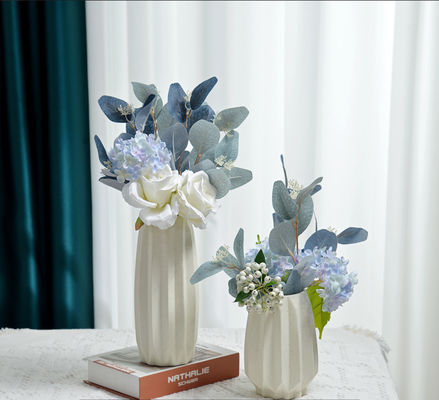 আধুনিক টেবিলের জন্য মসৃণ ছোট সিরামিক ভাস্কর্য রাক লিভিং রুম বাথরুম