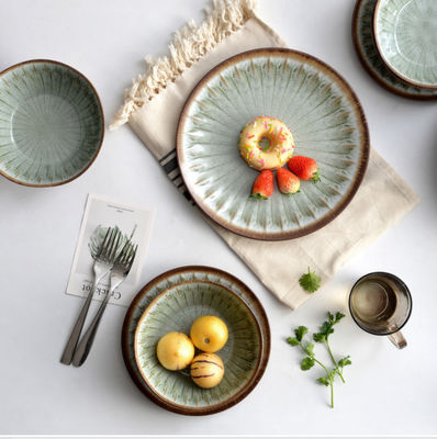 পার্টি প্লেট এবং বাটি 12pc Melamine ডিনারওয়্যার সেট Iso