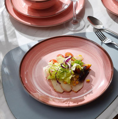 12 পিসি মেলামাইন ডিনারওয়্যার সেট প্লেট এবং 4 জন্য বাটি