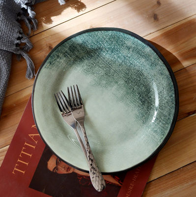 gufaith মেলামিন প্লেট, থালা সেট ৬ জনের জন্য, মেলামিন ডিনারওয়্যার সেট ৬ পিসি, আউটডোর ডিনার প্লেট, মেলামিন থালা, প্লেট