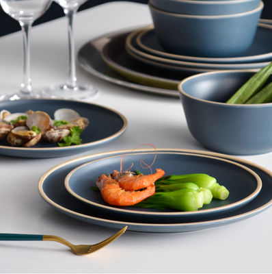 গুফাইথ 12 পিসি মেলামাইন আউটডোর প্লেট সেট আধুনিক