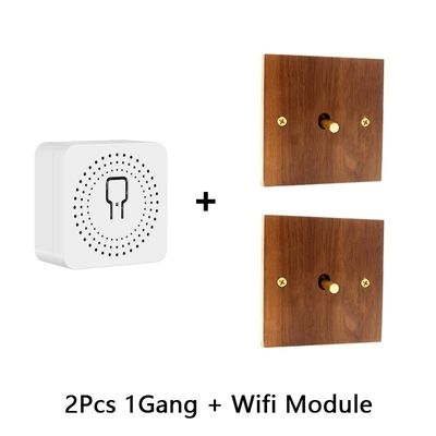 110 ভোল্ট লাইট সুইচ প্যানেল 86x86 মিমি ওয়াইফাই আইইইই 802.11 বি / জি / এন