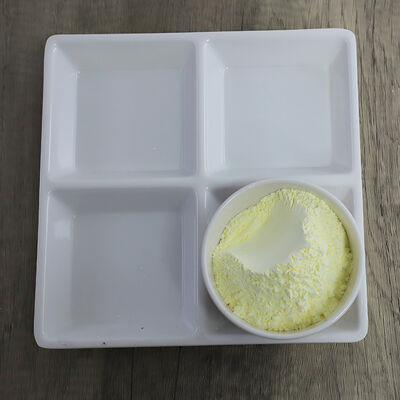 সোনীয়ে হলুদ মেলামাইন কাঁচামাল মেলামাইন ফর্মালডিহাইড রেজিন পাউডার হেক্সামিথাইলল মেলামাইন ২৫ কেজি টেকসই ল্যামিনেট এবং সারফেস কোটিং ফর্মুলেশনে ব্যবহৃত