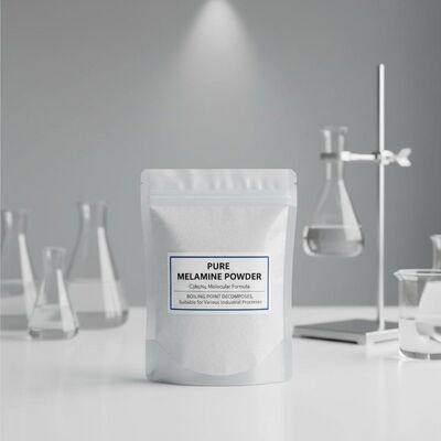 স্ফুটনাঙ্ক বিশুদ্ধ মেলামাইন পাউডার C3H6N6 আণবিক সূত্র রাসায়নিক যৌগ বিভিন্ন শিল্প প্রক্রিয়ার জন্য উপযুক্ত